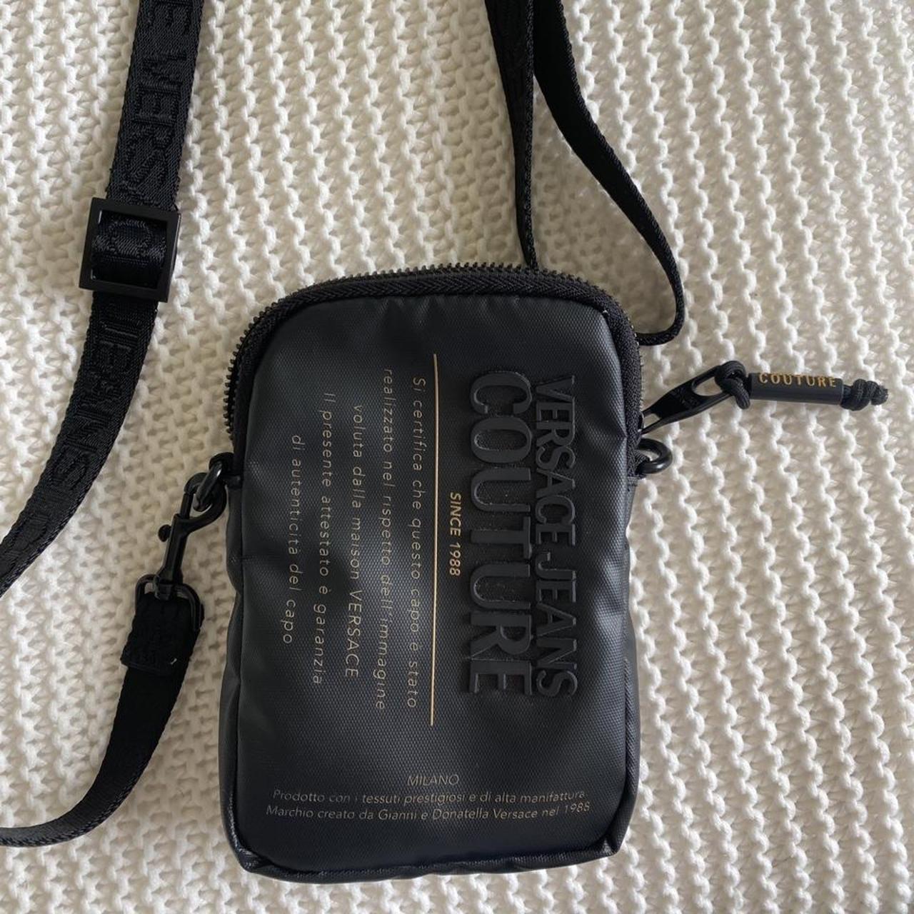 Versace Jeans Couture Men's Black Bag | Depop