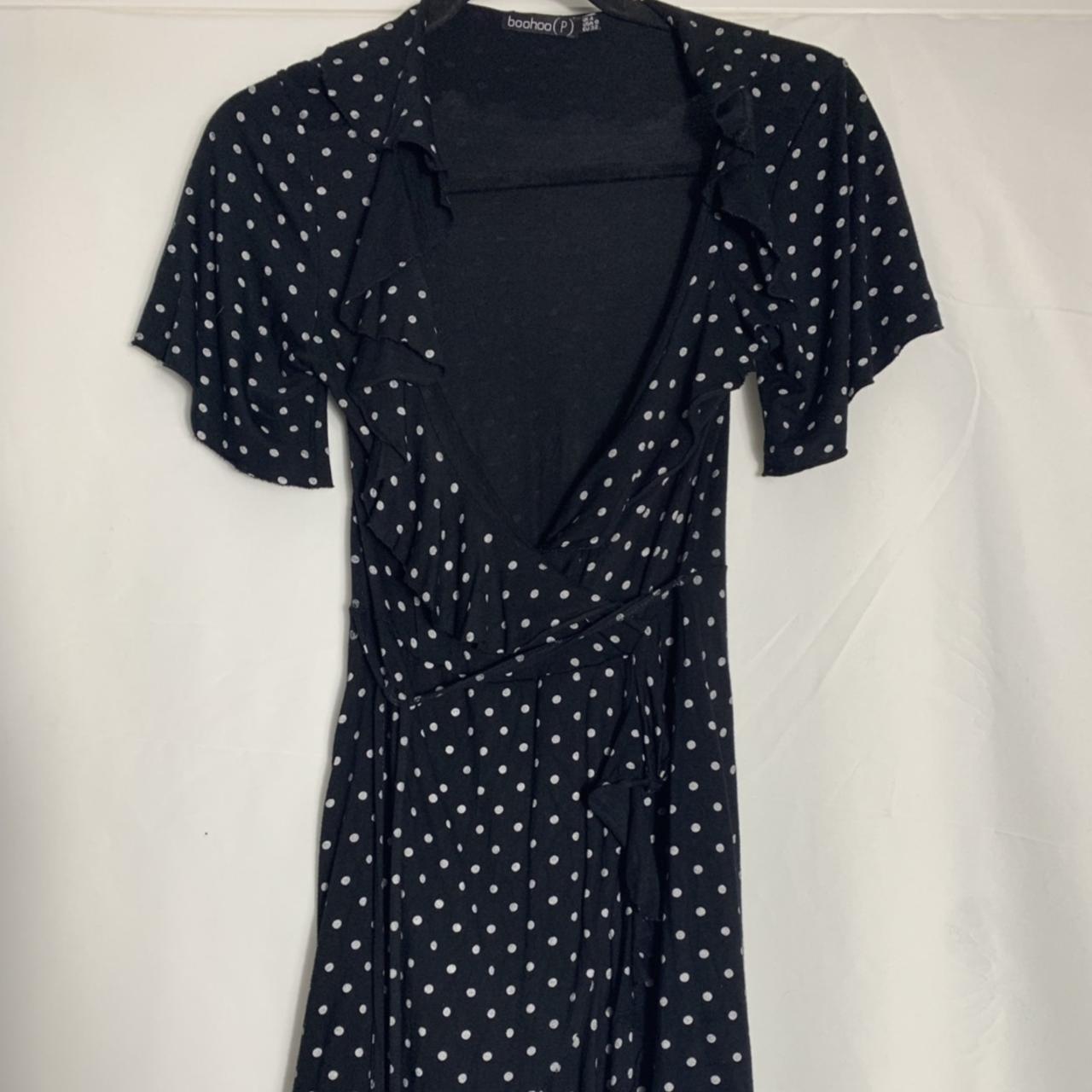 Polka dot wrap dress Tie round waist so VERY... - Depop