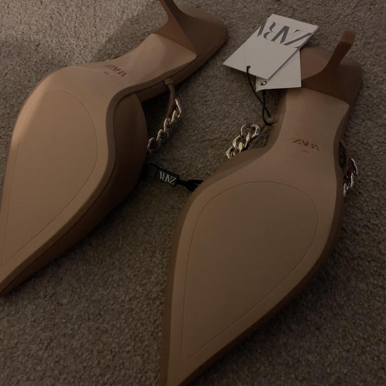 Product Image 3 - Zara nude mule heels
Size: UK