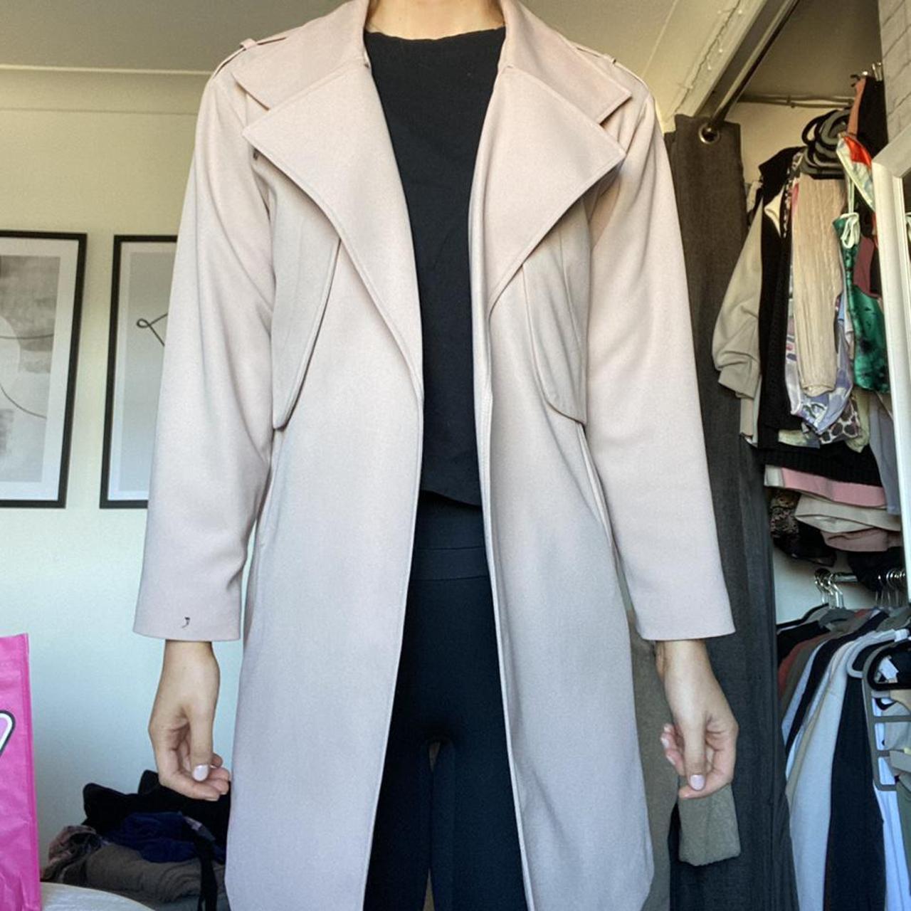 pink smart coat