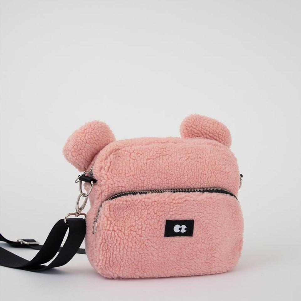 Lazy PINK BEAR BAG Barely used but has a... Depop