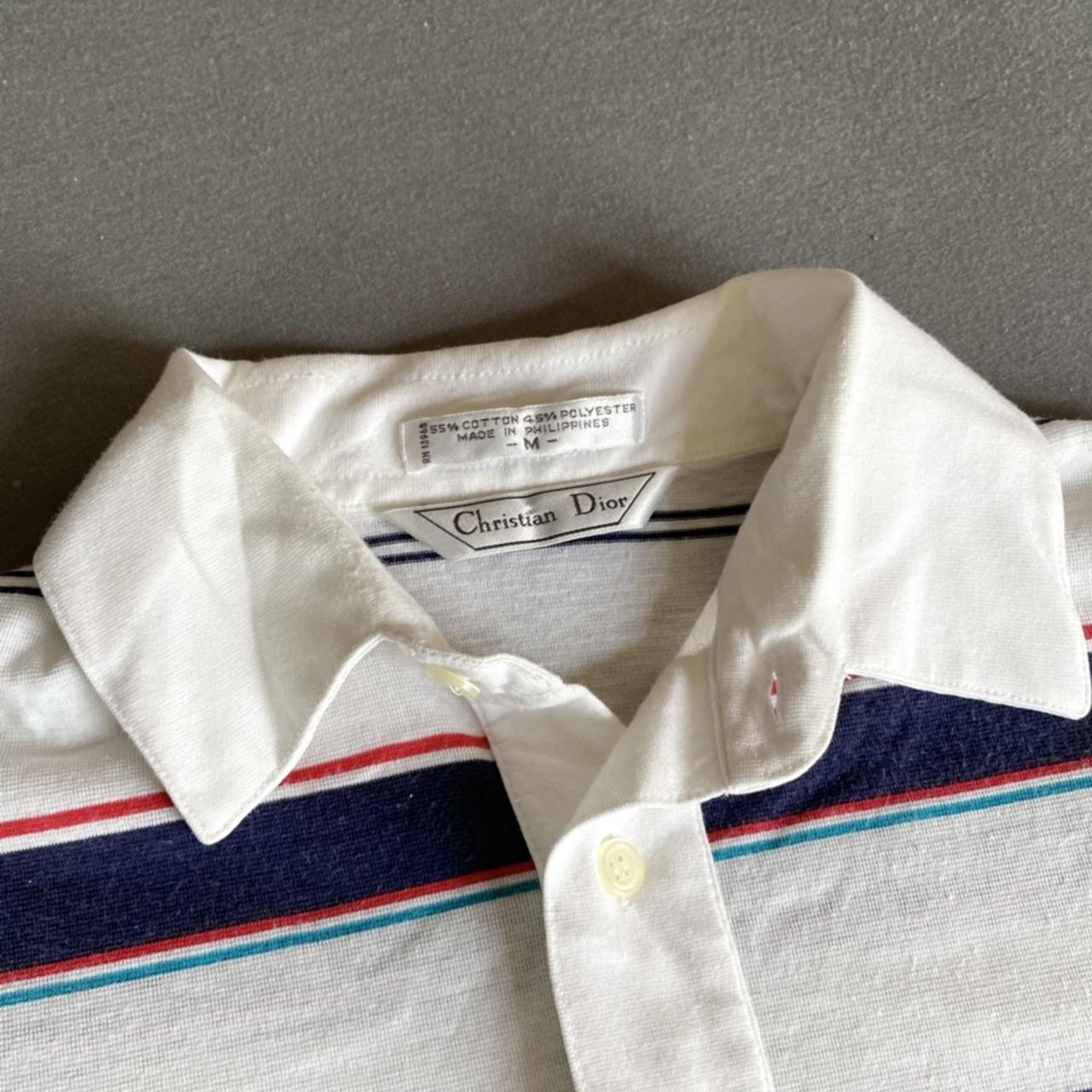 Dior Blue Cotton Polo Shirt - M