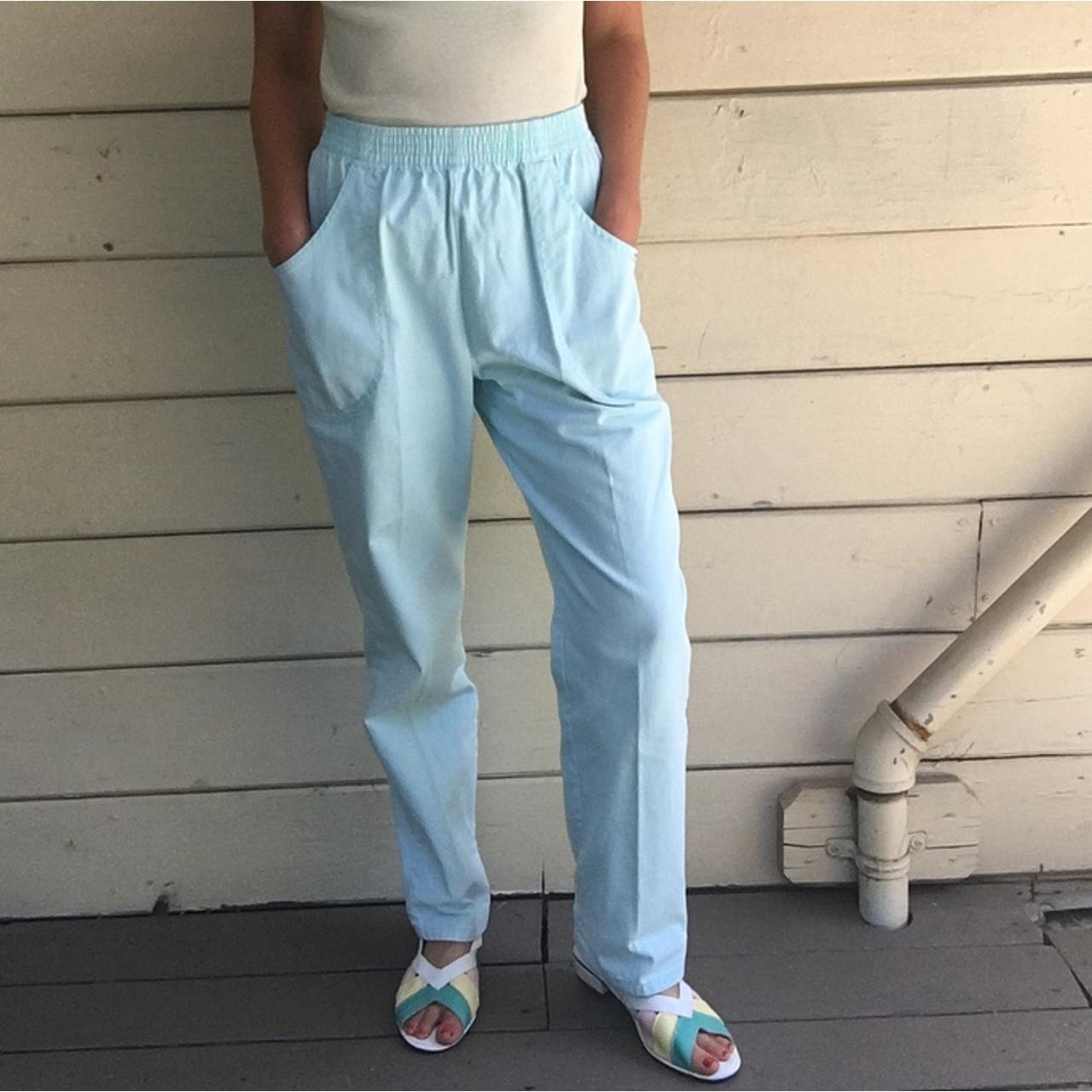 Vintage pale sea foam green pants from the 80s!