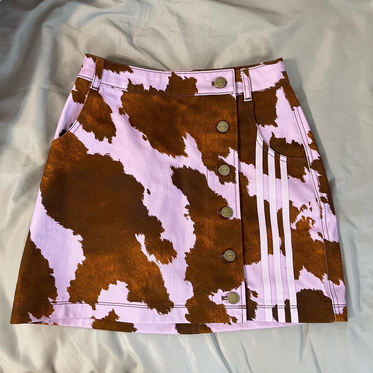 ivy park cow print skirt