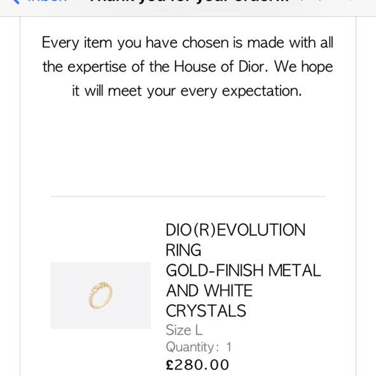 Product Image 2 - DIOR RING. LARGE 
SIZE L