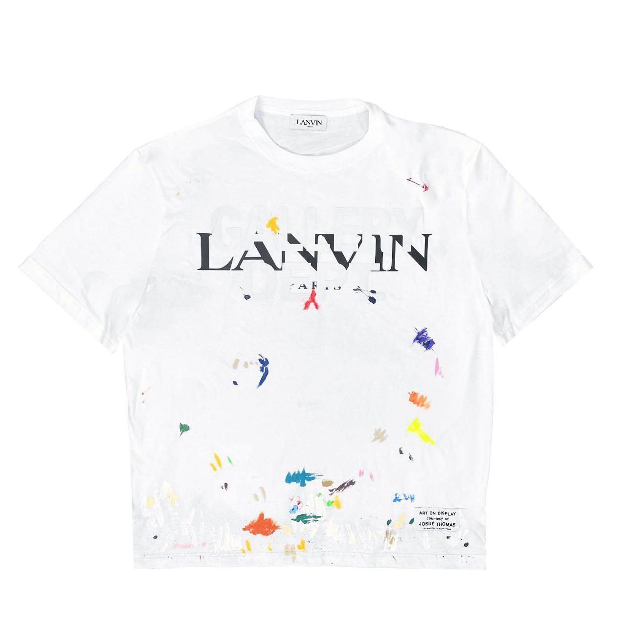 Gallery Dept. Lanvin T-Shirt INFORMATION colour... - Depop