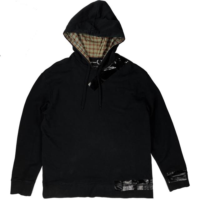 Raf simons fred perry tape hoodie hotsell