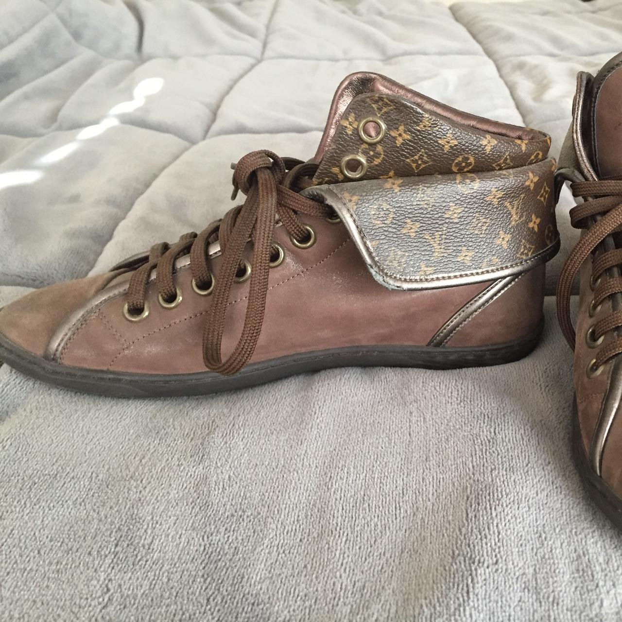 LOUIS VITTON shoes on sale. Size 7.5 worn only twice - Depop