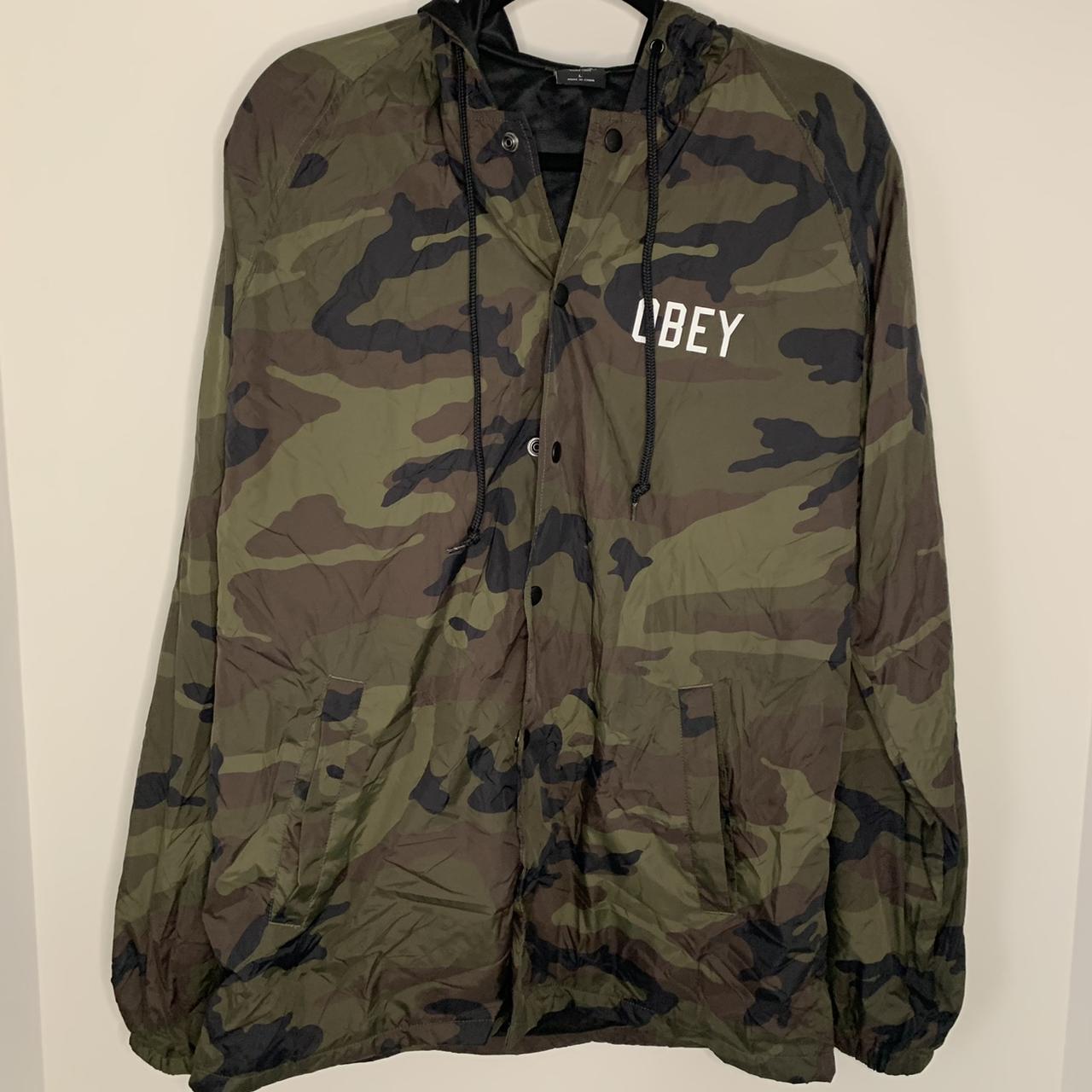 Camo obey windbreaker best sale