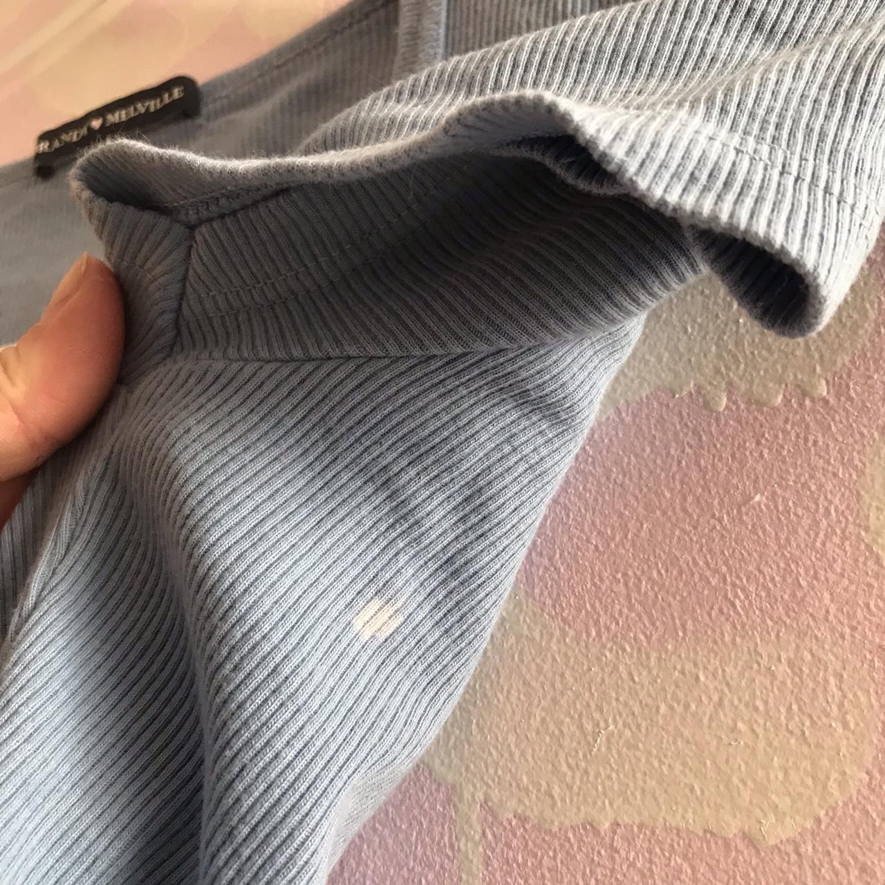 Brandy Melville baby blue top, such good quality and... Depop
