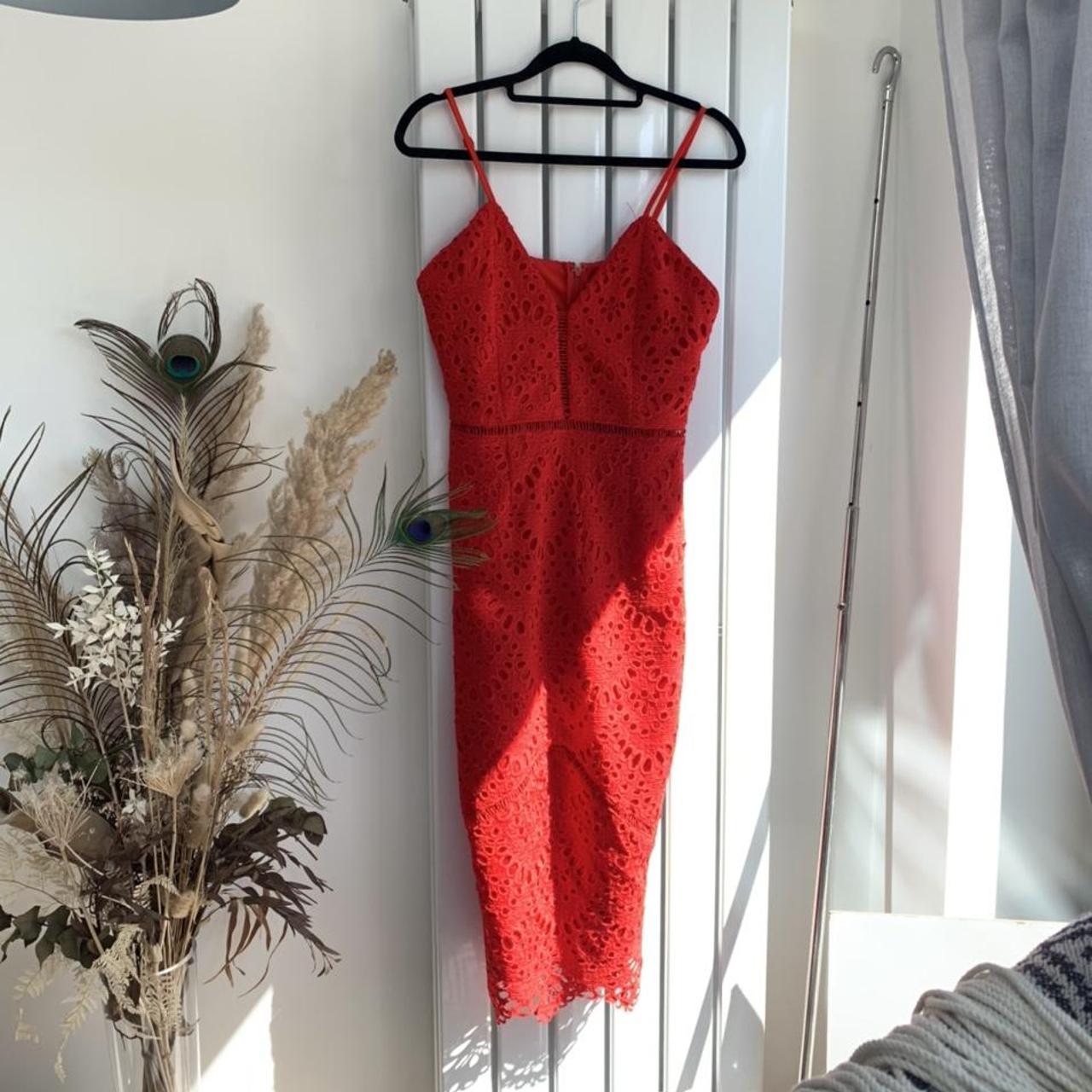 Missguided red dress UK 8 Free delivery Depop