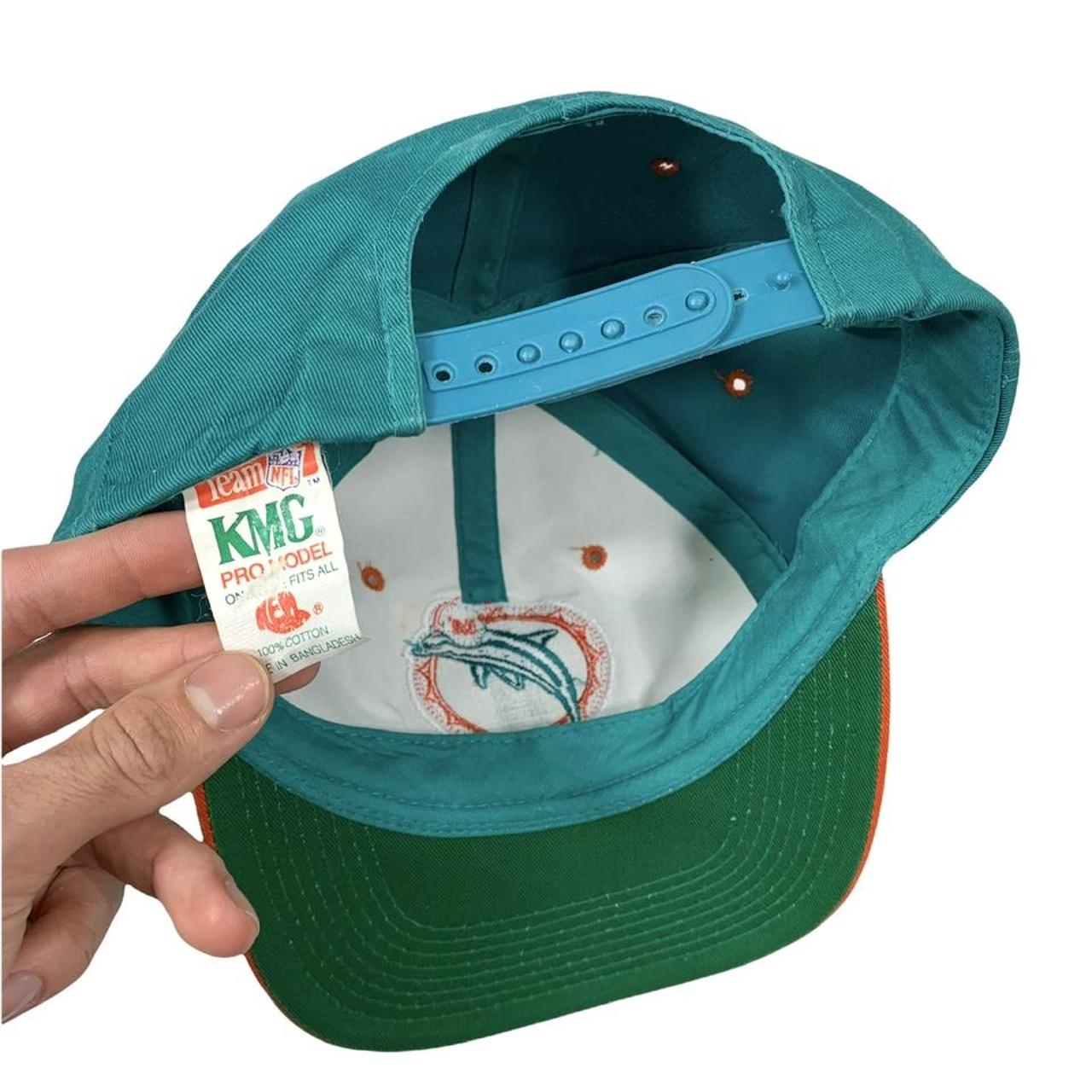 NFL Miami Dolphins Vintage Old School Flat Snapback New Era Pro Model Hat  Cap