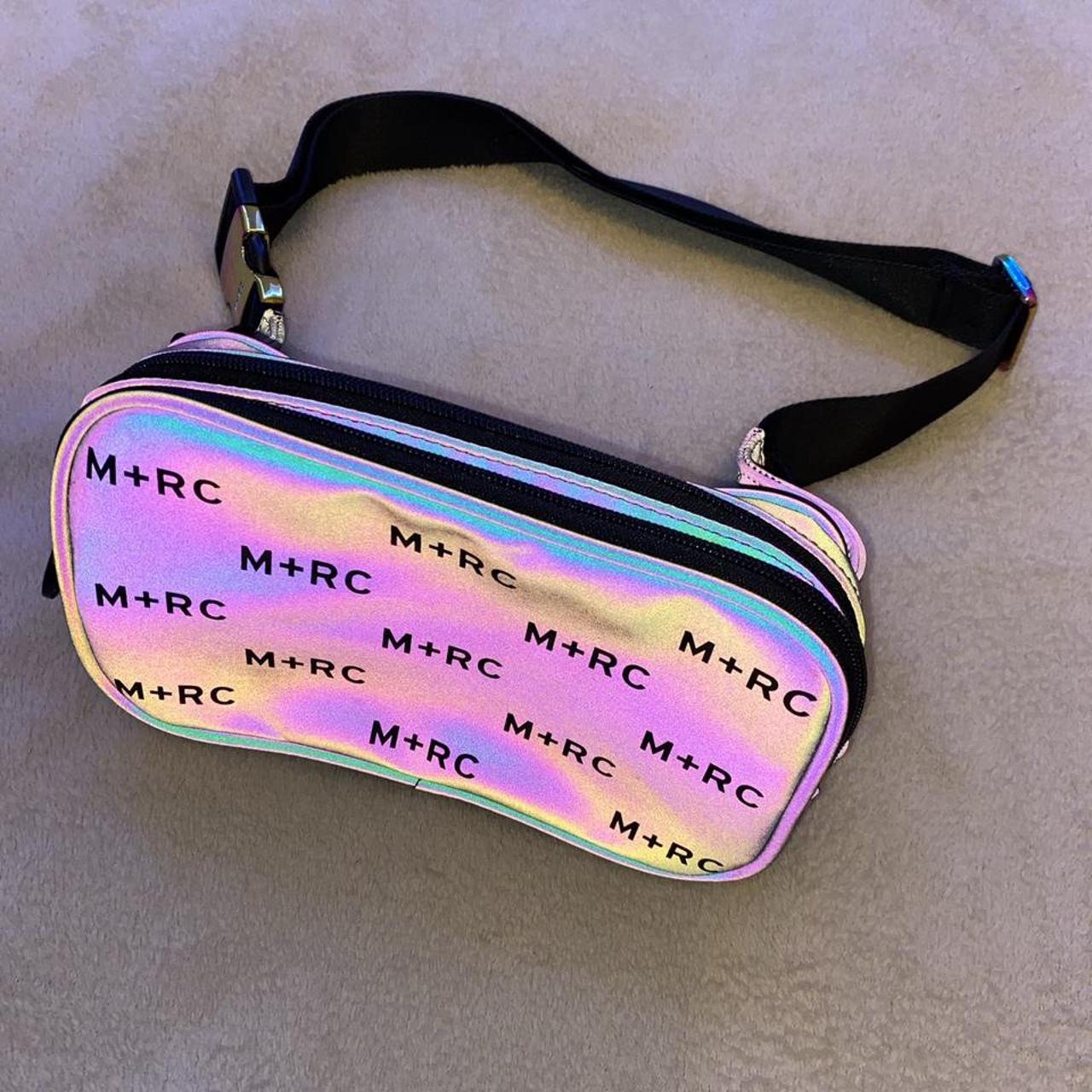 M+RC NOIR Hate Monogram Grey Rainbow Reflective Bag... - Depop