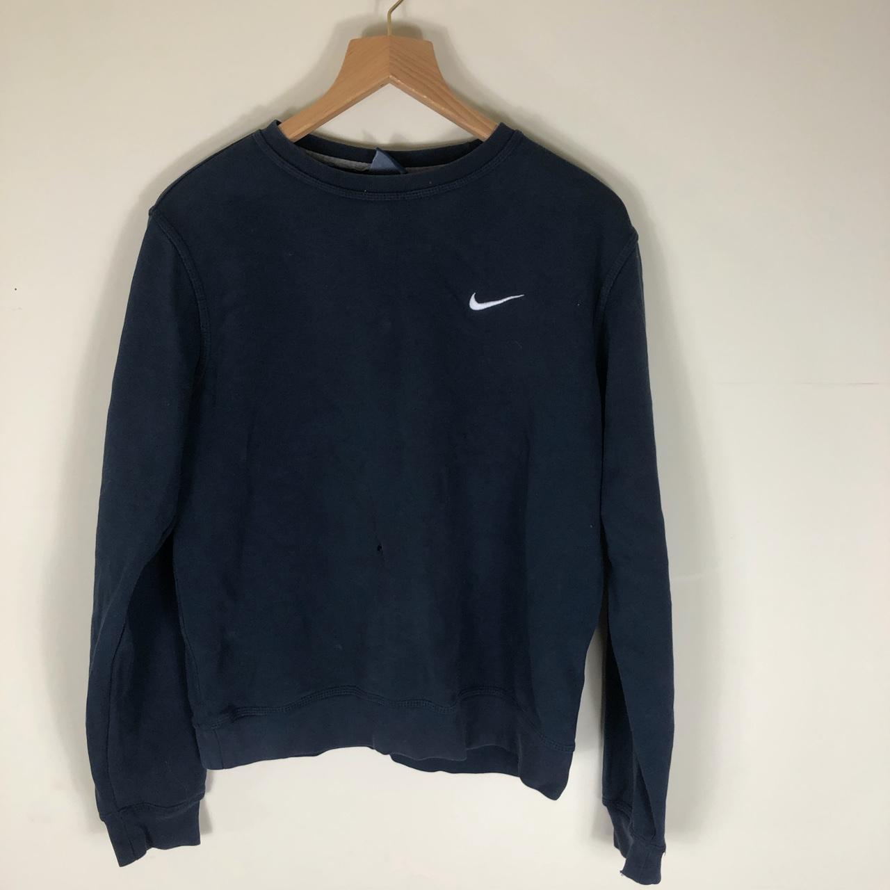 Men’s vintage Nike sweatshirt Worn with a hole in... Depop