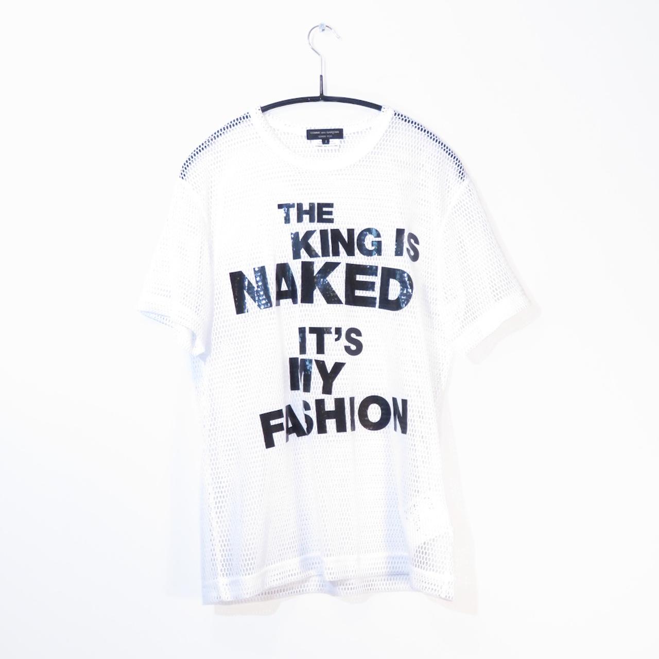 Comme des Garçons Homme Plus King is Naked Mesh Depop