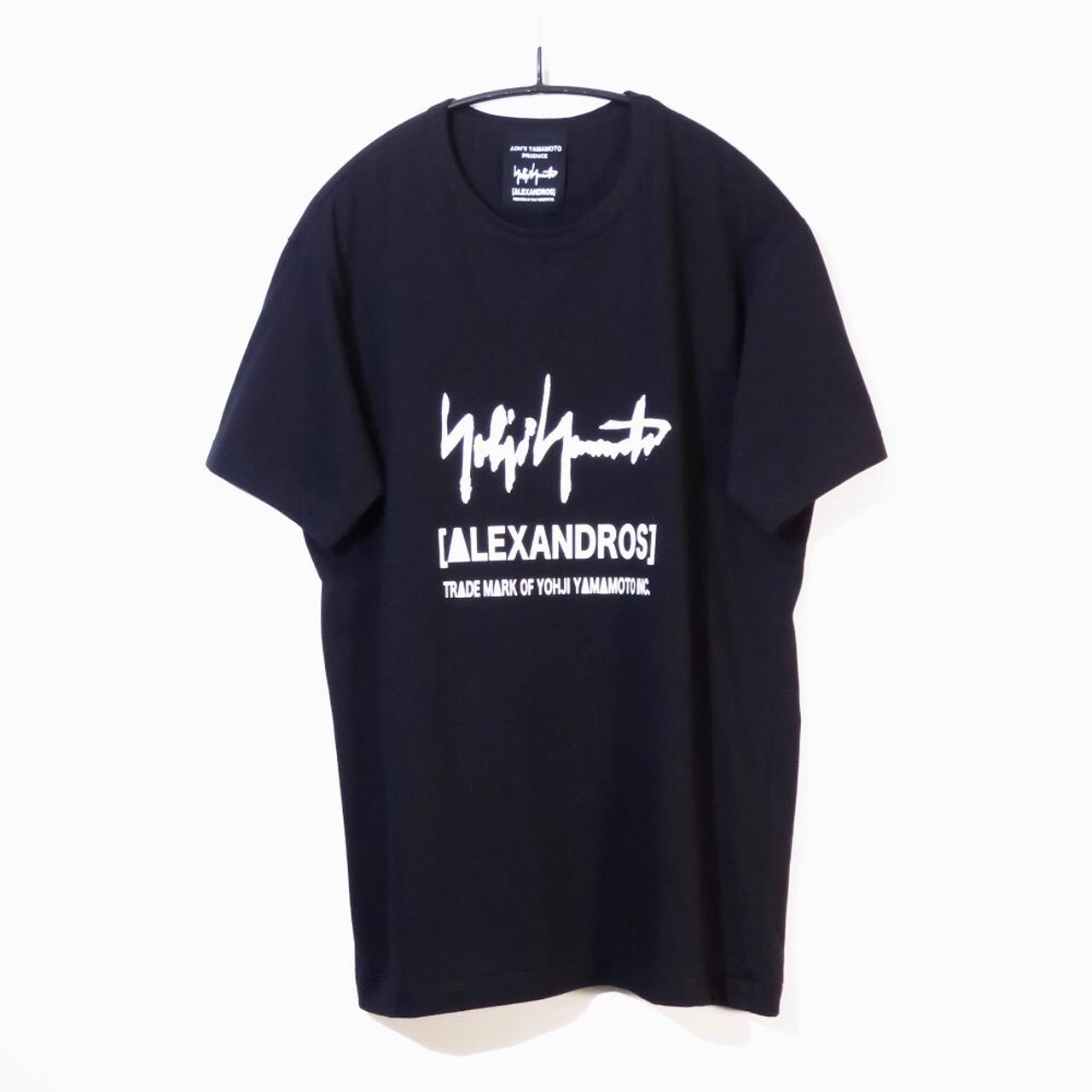 Yohji Yamamoto's Alexandros Logo Tee. Condition:... - Depop