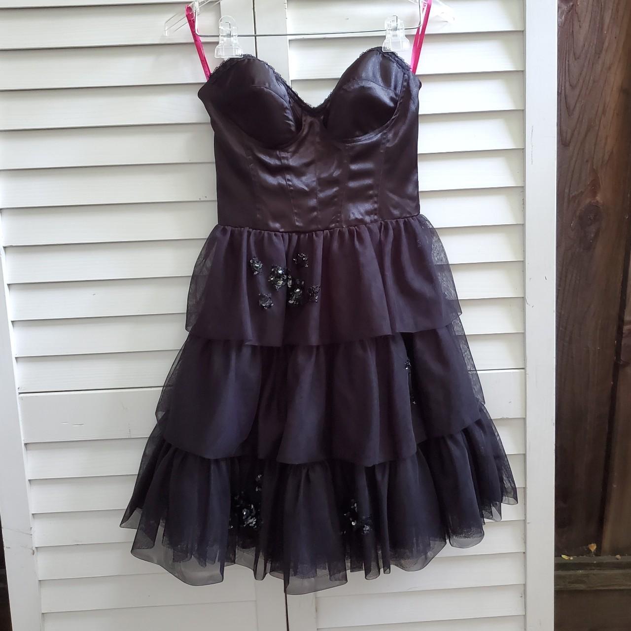 Betsey Johnson Women's Black Dress | Depop