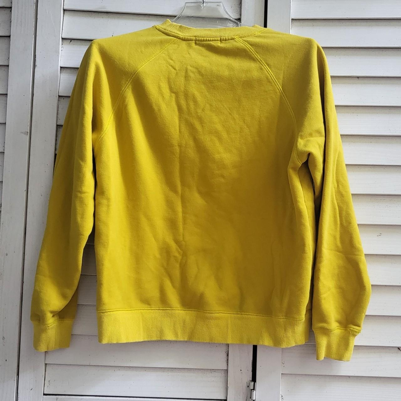 Product Image 2 - Maison Kitsune yellow cotton sweatshirt