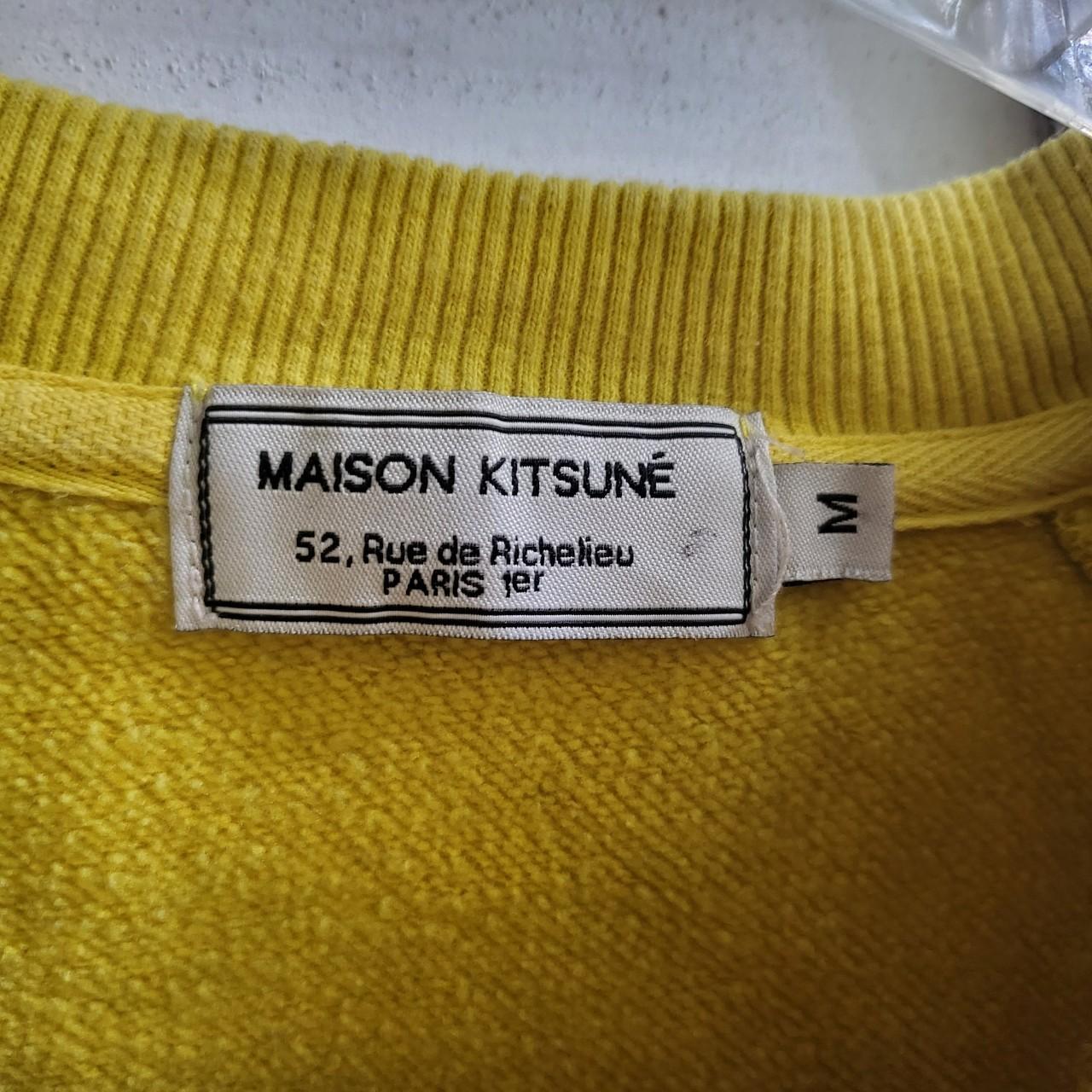 Product Image 4 - Maison Kitsune yellow cotton sweatshirt
