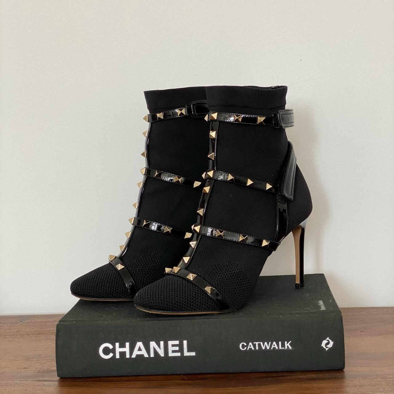 Valentino rockstud outlet sock booties