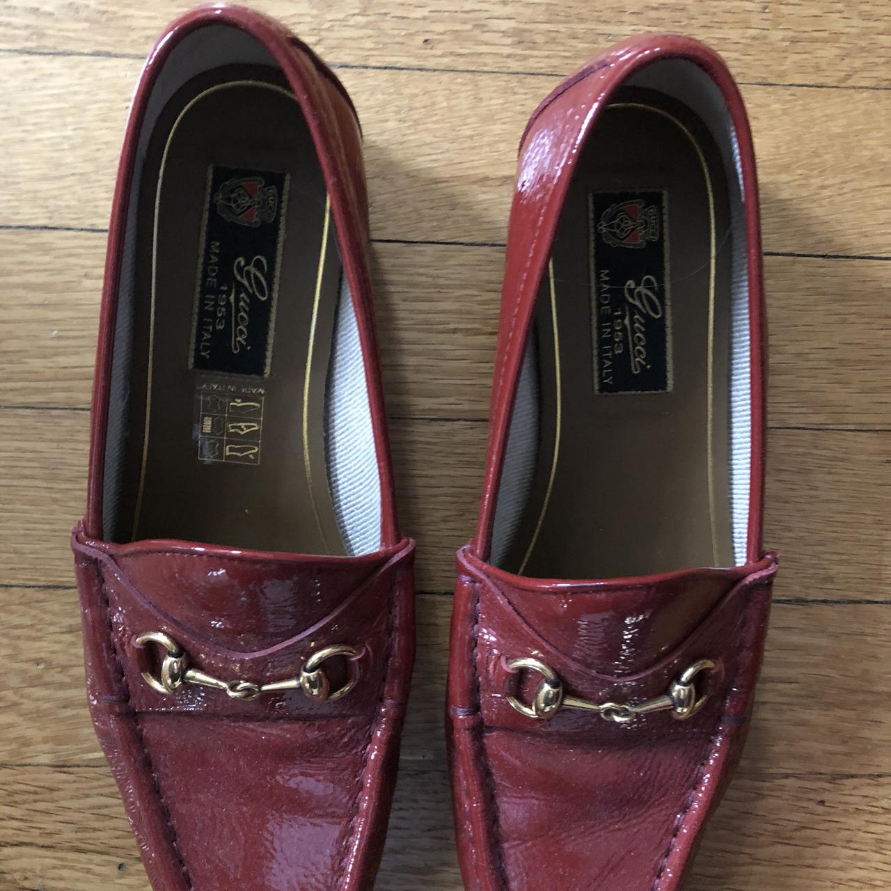 Gucci on sale burgundy loafers