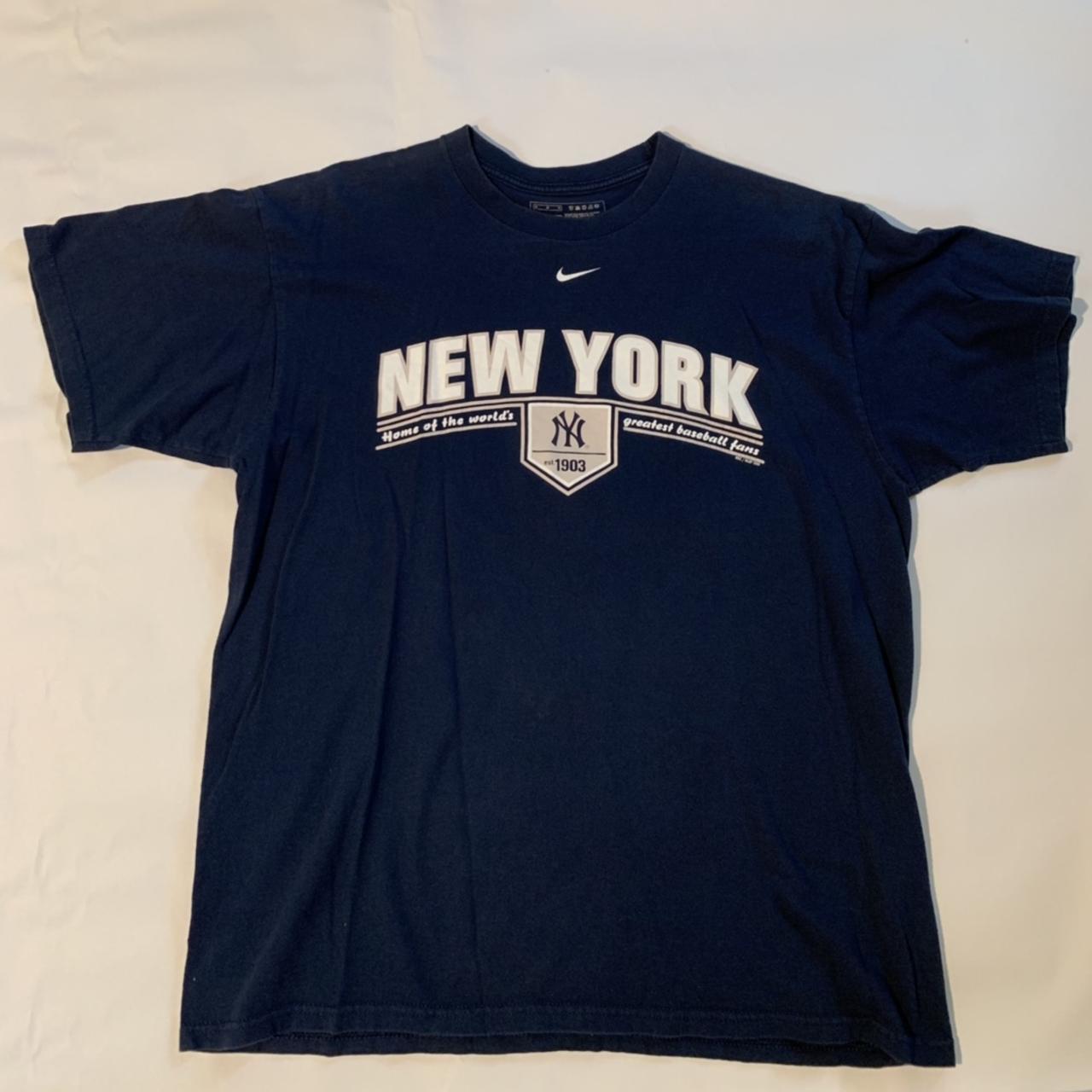 Nike New York Yankees dri-fit shirt. Fits true to - Depop