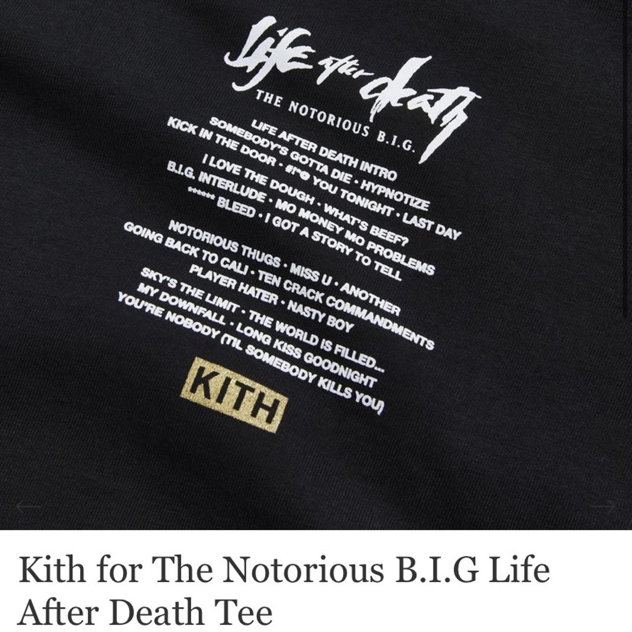 Kith Notorious BIG Life After Death tshirt, Size -...