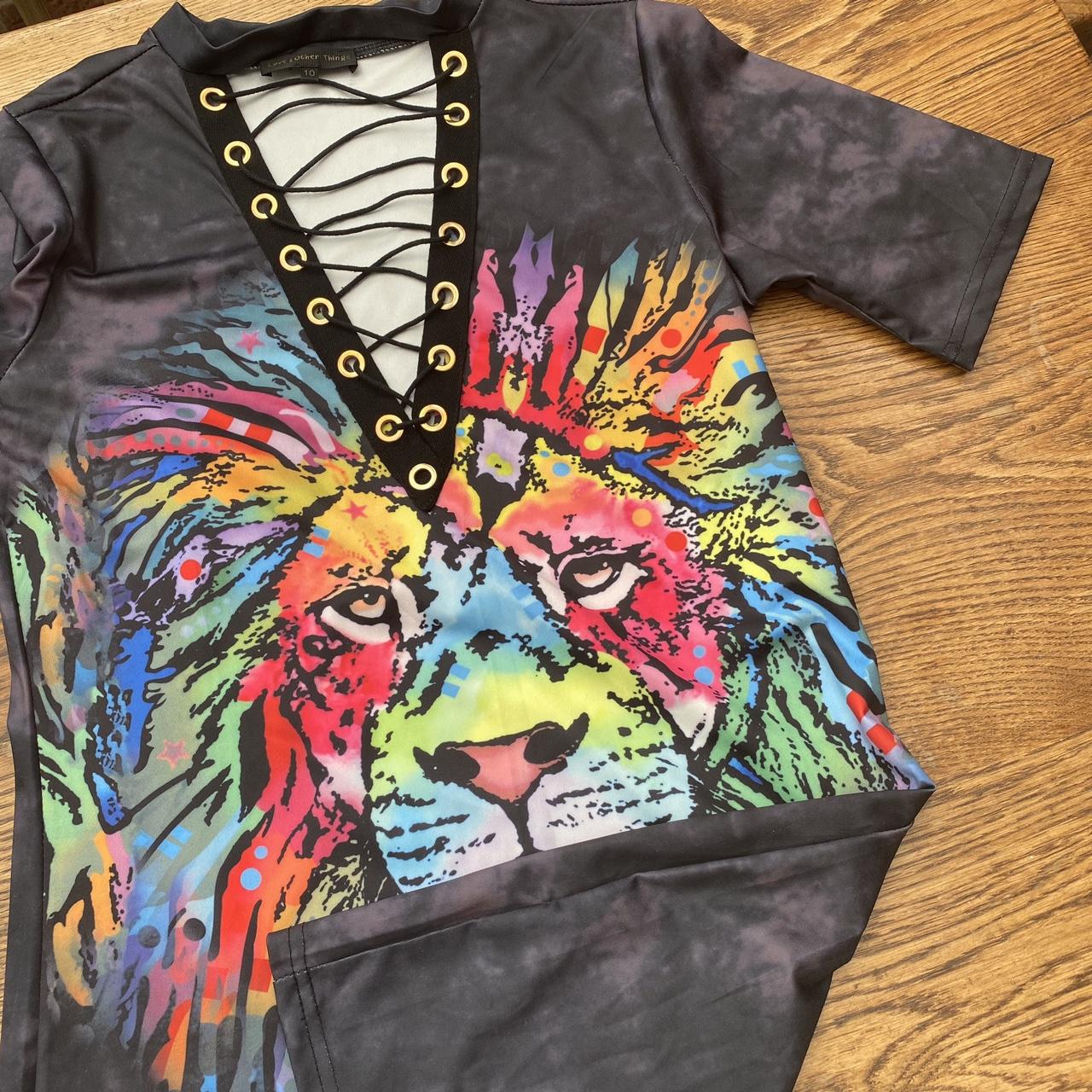 Lion t shirt dress online