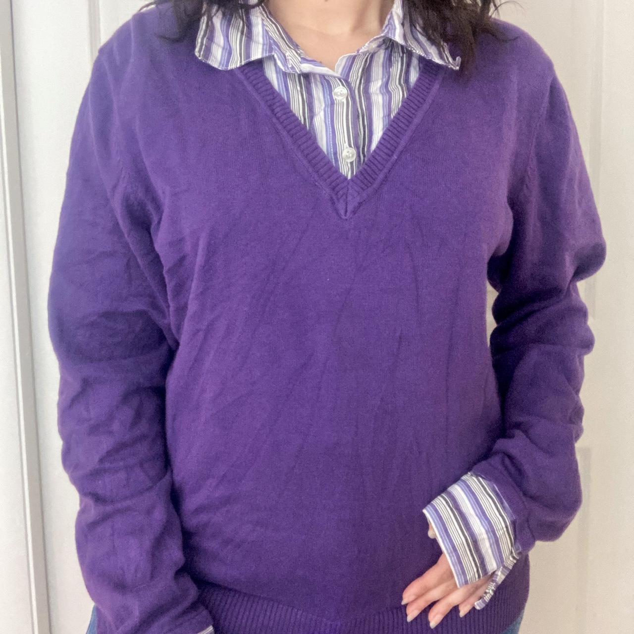 Product Image 3 - This faux-shirt, sweater combo is