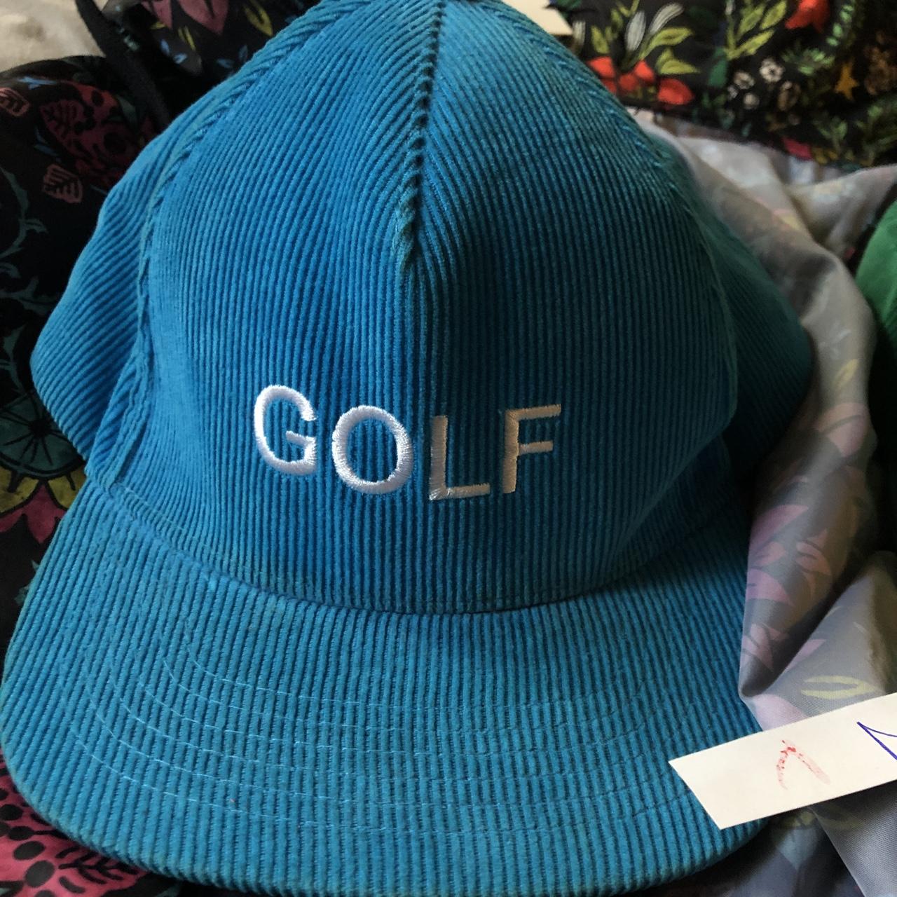 Golfwang cap Green 9/10 corduroy Early golf seen in | Depop