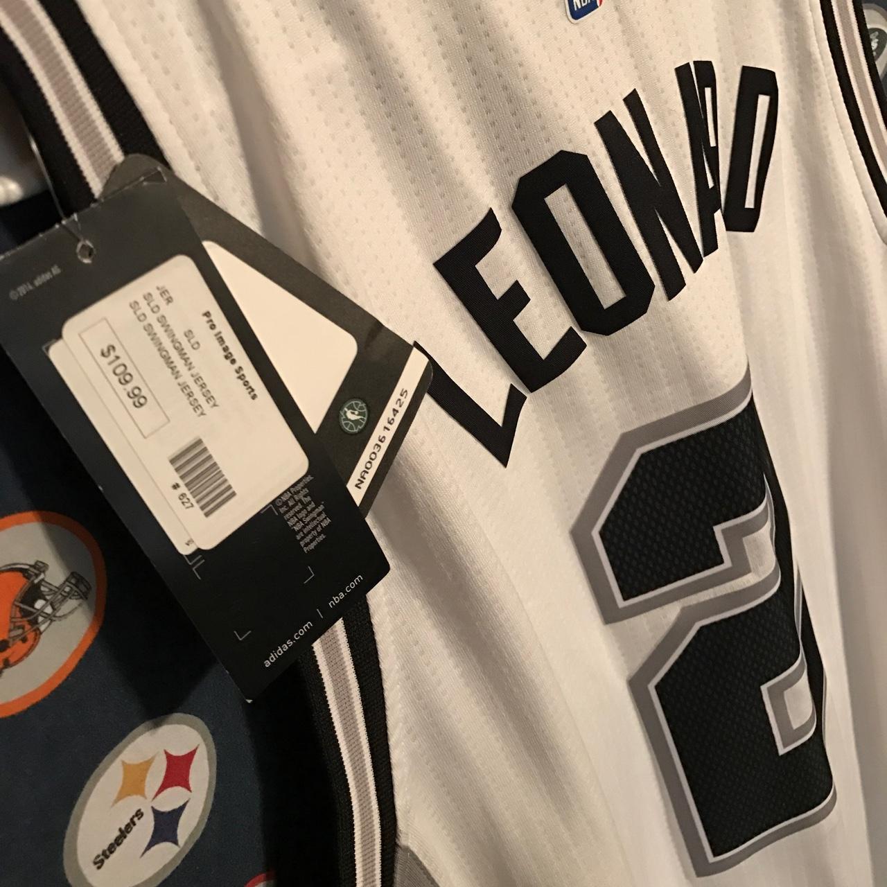 Kawhi Leonard Spurs Jersey with stitched NBA logo on - Depop