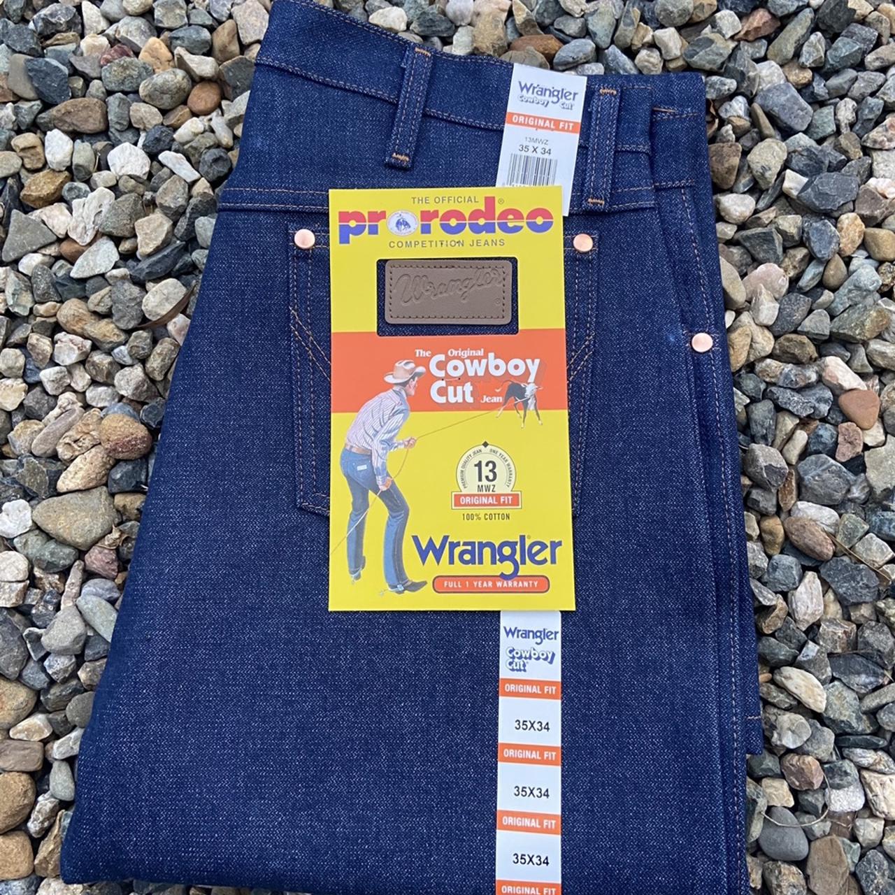 13MWZ Original Cowboy Cut Wrangler Jeans. Brand new... - Depop