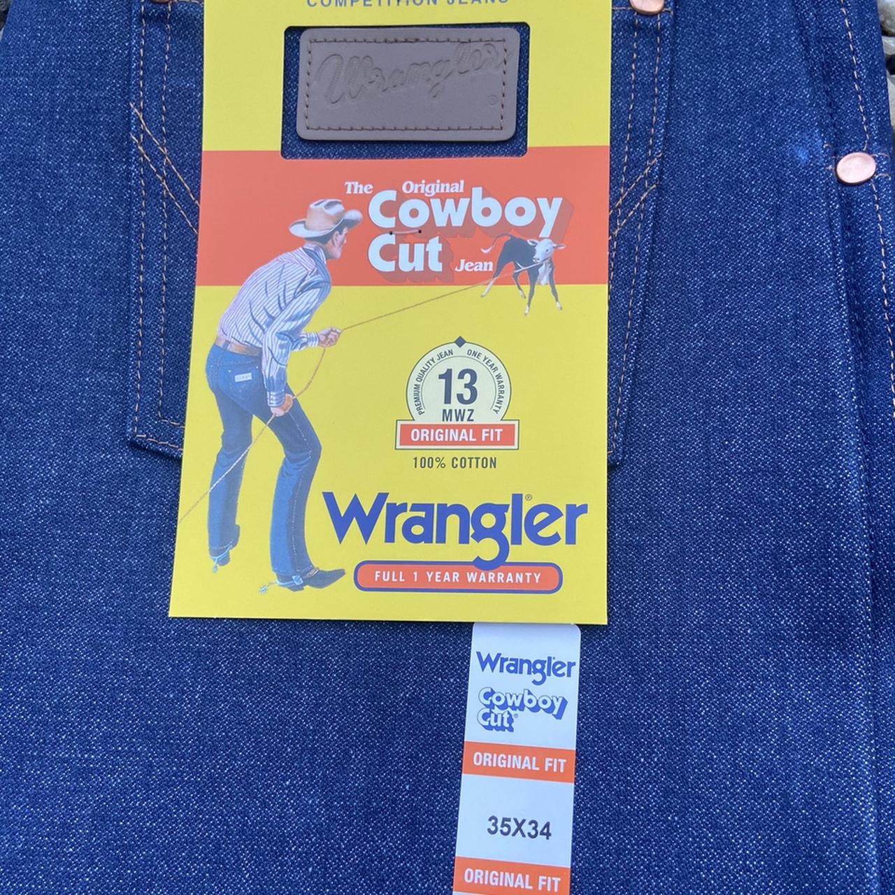 13MWZ Original Cowboy Cut Wrangler Jeans. Brand new... - Depop