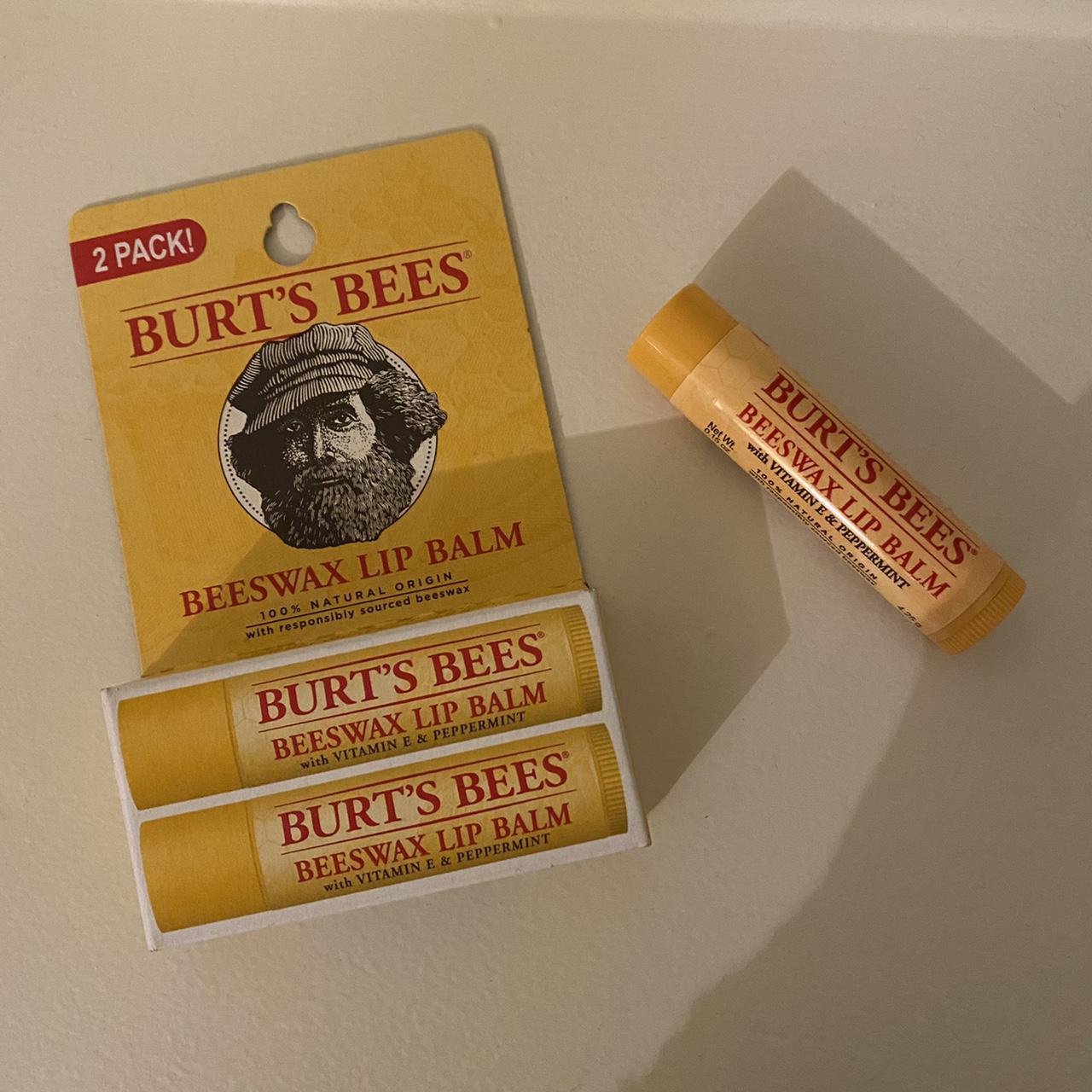 Burt’s Bees Original 2pack chapstick + BONUS 3rd... Depop
