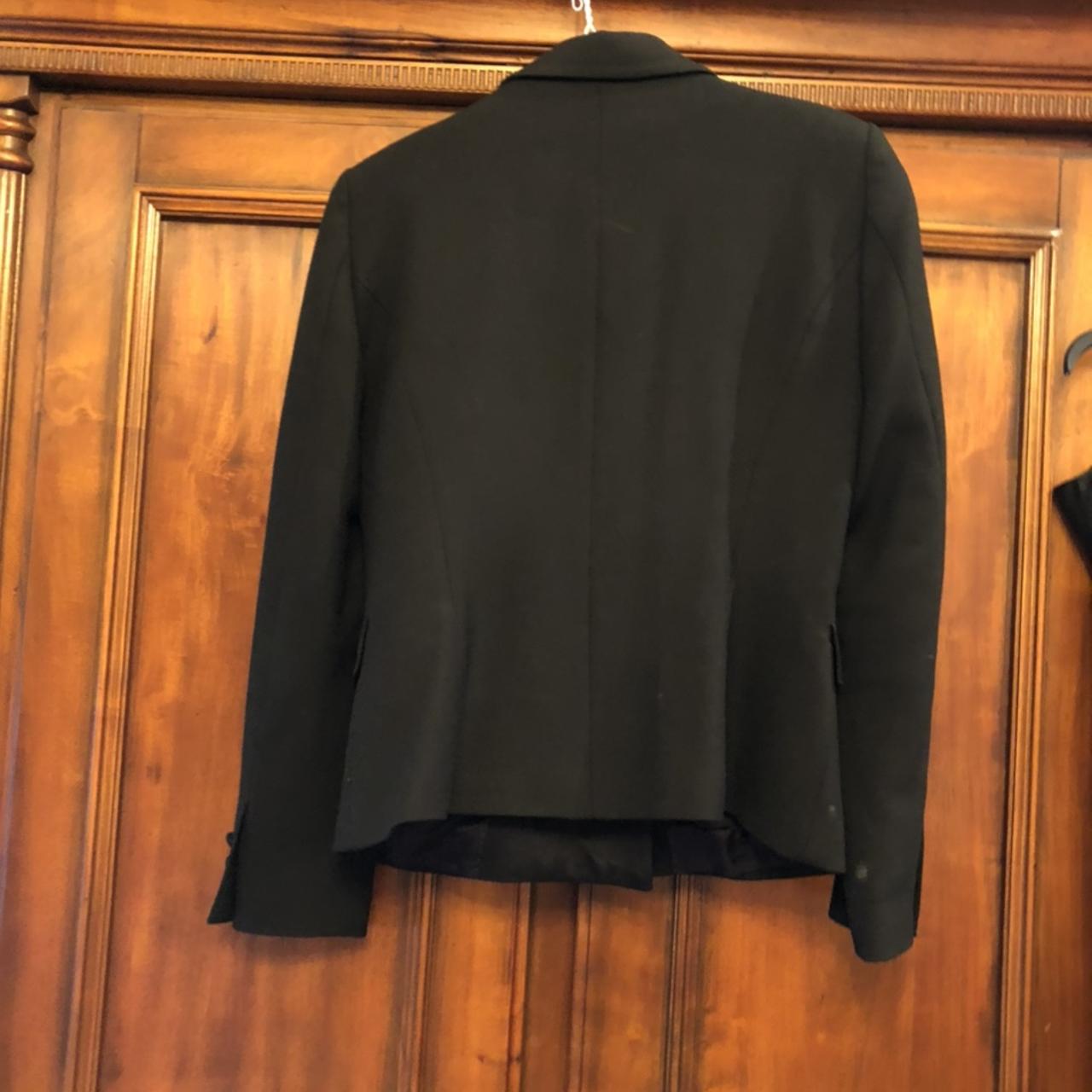 Zara black tuxedo jacket Size Large - Depop
