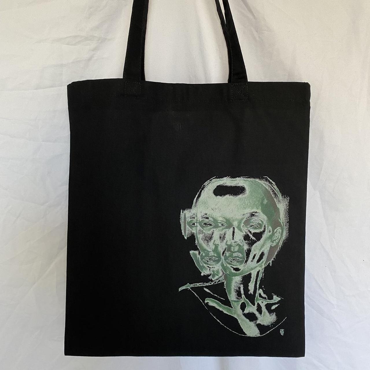 The Morph bag 💀💀💀 My artwork printed on a black tote... - Depop