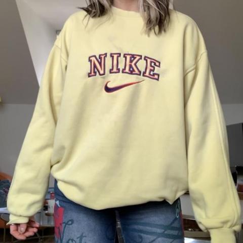 sage green nike crewneck