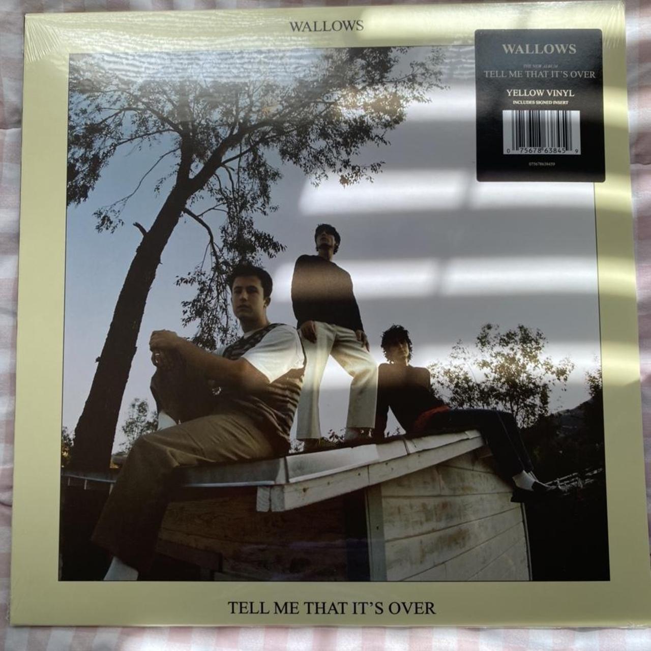 wallows limited edition yellow vinyl with signed… - Depop
