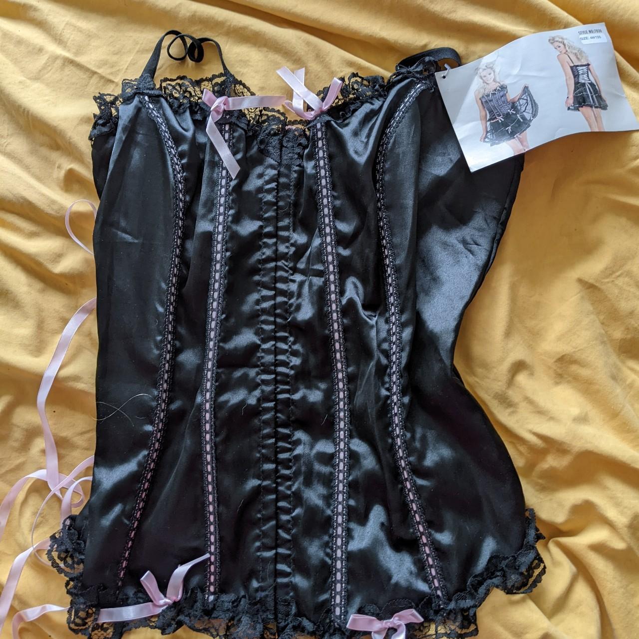 Boned sexy Basque. Never worn #basque. Black . It... - Depop