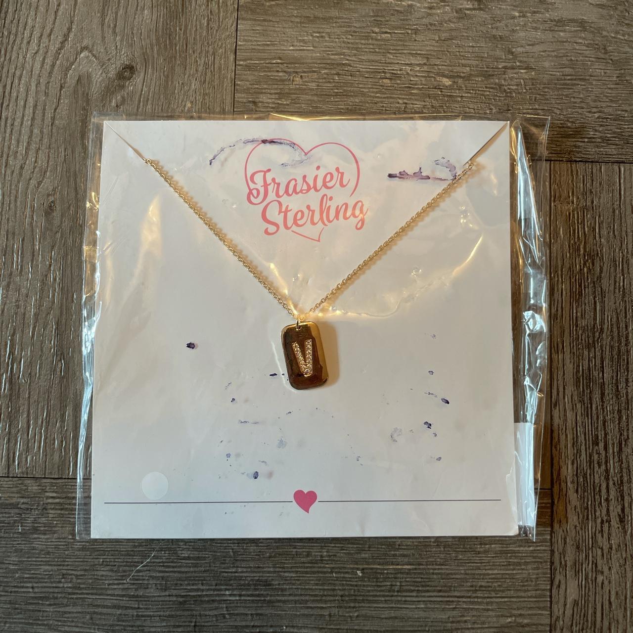 Frasier Sterling gold H initial Brand