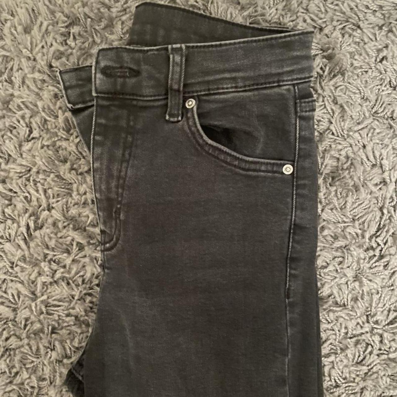 Topshop Jamie jeans - washed black - worn - W28 L32 - Depop