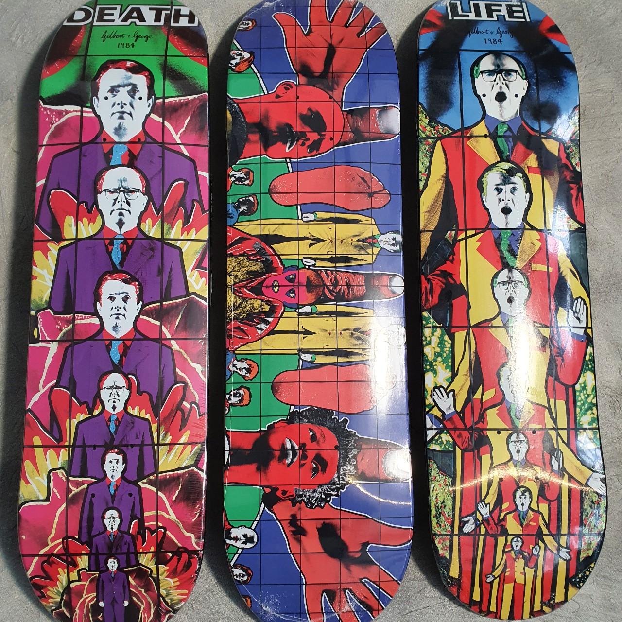 Gilbert & George Supreme Skateboard Decks - Set of 3