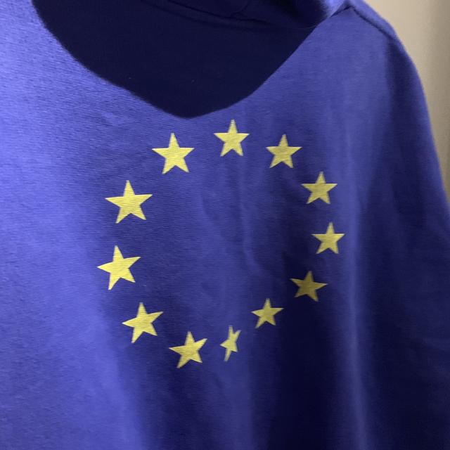 Sold. Vetements Europe/EU/Europa Hoodie! Rare,... - Depop