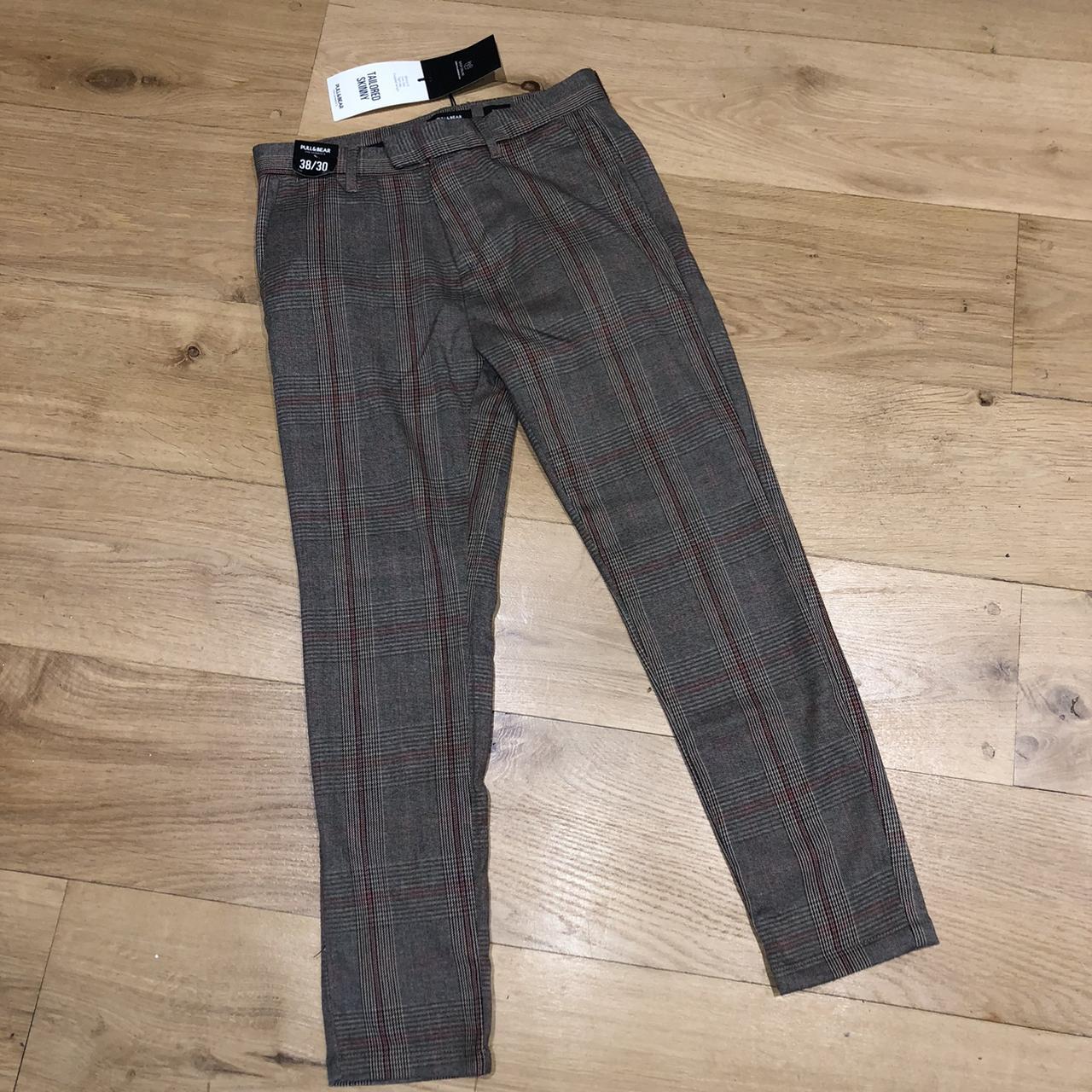 Pull and Bear Tailored Skinny Pants Trousers,