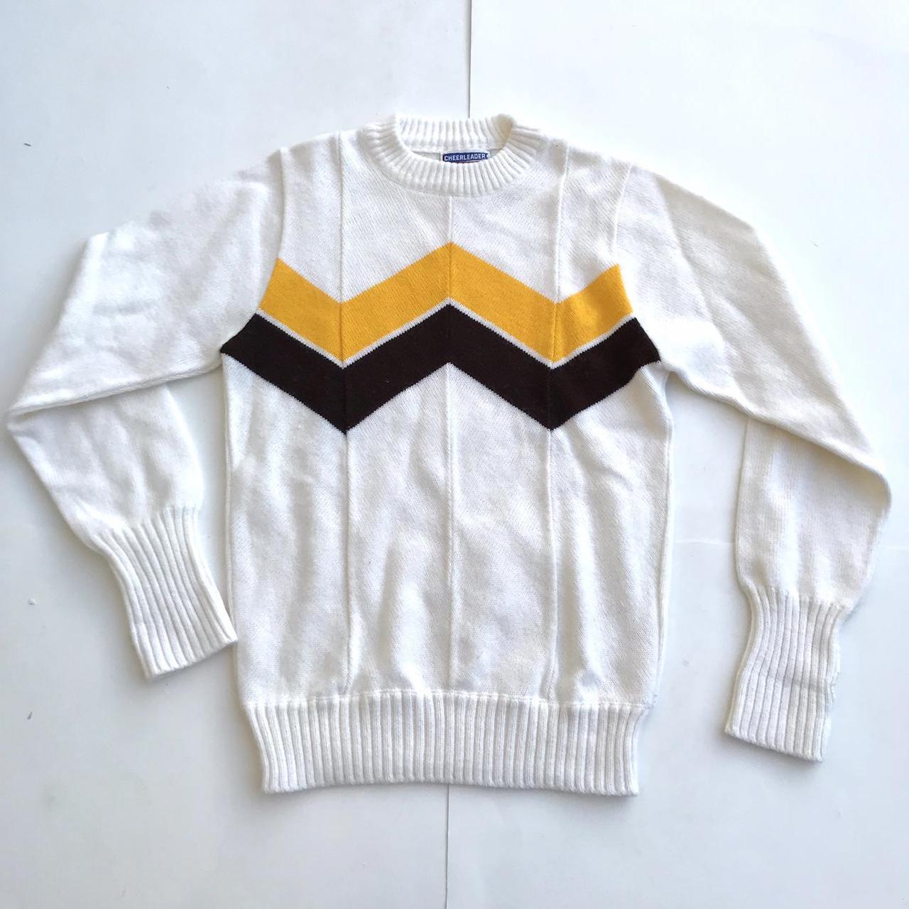 Vintage 70s Cheer Sweater Features Classic And Fun - Depop