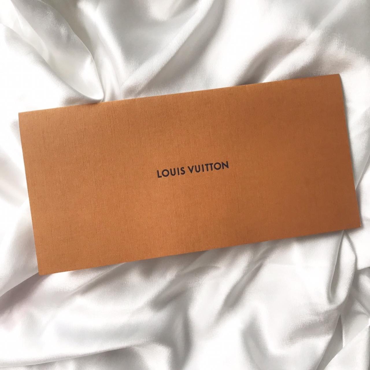 4 Authentic Louis Vuitton Receipt Envelopes