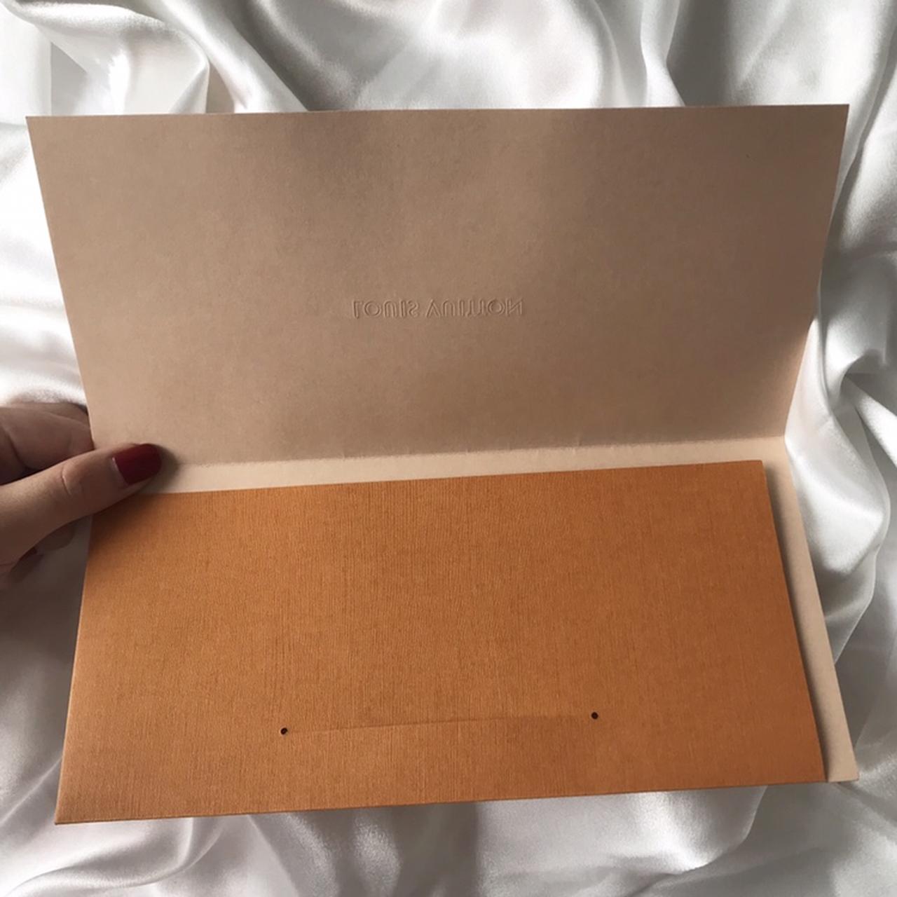 Lot Of 5 Authentic LOUIS VUITTON Paper Receipt Holder Envelope Folders  Small