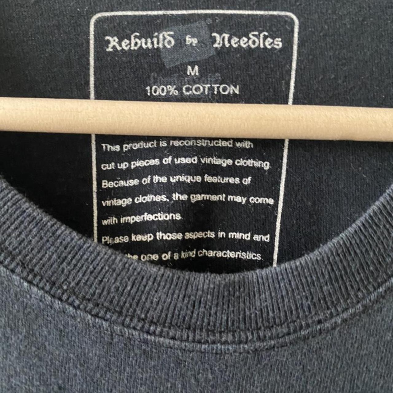 Needles Men's Black T-shirt (3)