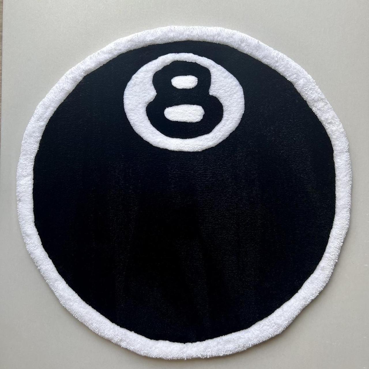 Stussy 8ball tufted floor rug (custom) with nonslip... Depop