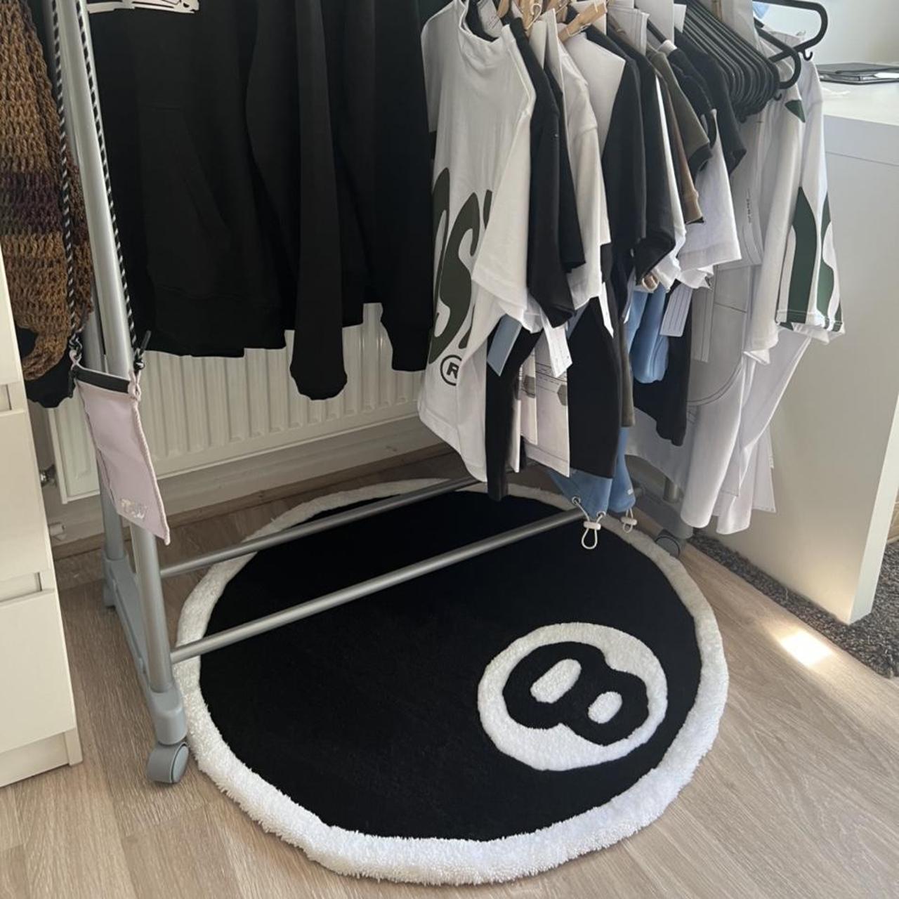 Stussy 8ball tufted floor rug (custom) with nonslip... Depop
